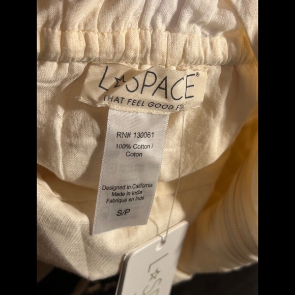 L*Space Bahia Open Back Peasant Maxi Dress Cream Size S - NWT - Picture 9 of 11